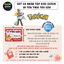 Nhãn Vở POKEMON In Theo Yêu Cầu - Chống thấm nước - ColorBoom