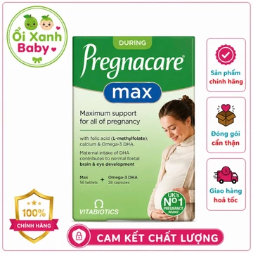 Pregnacare Max, Vitamin tổng hợp cho bà bầu của Anh, Hộp 84 viên ( Bầu Max)