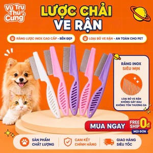 Lược Chải Ve Rận Cho Chó Mèo