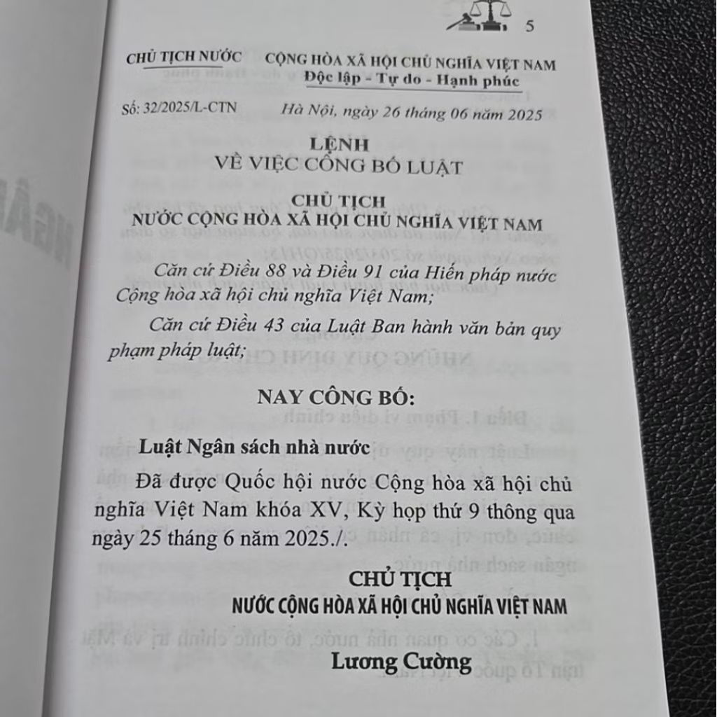 Sách - Luật ngân sách nhà nước (NXB Lao Động)