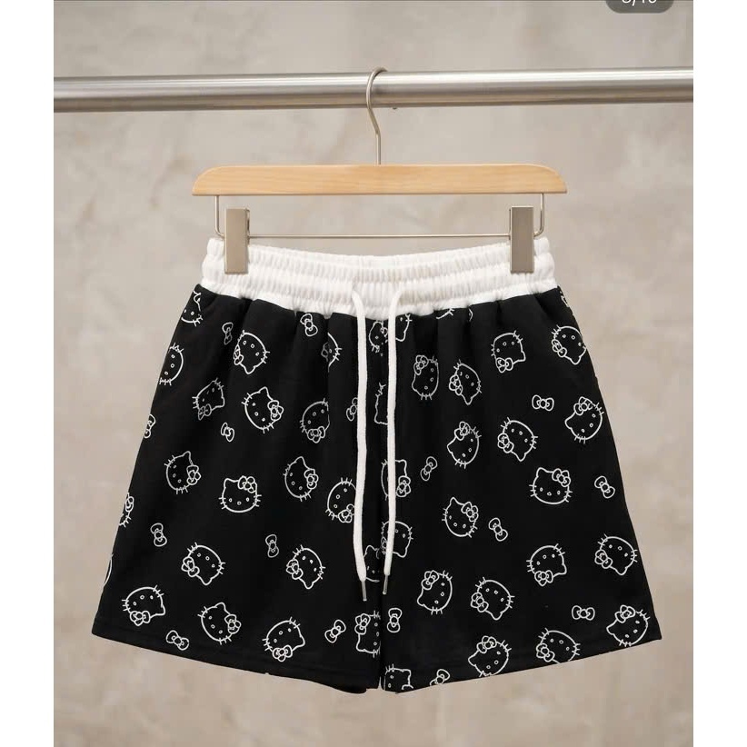 [ Combo 2 Màu Và Có Bán Lẻ ] Quần Short Đùi Nữ Hello Kitty Nữ Mặc Nhà Đi Chơi Dễ Thương