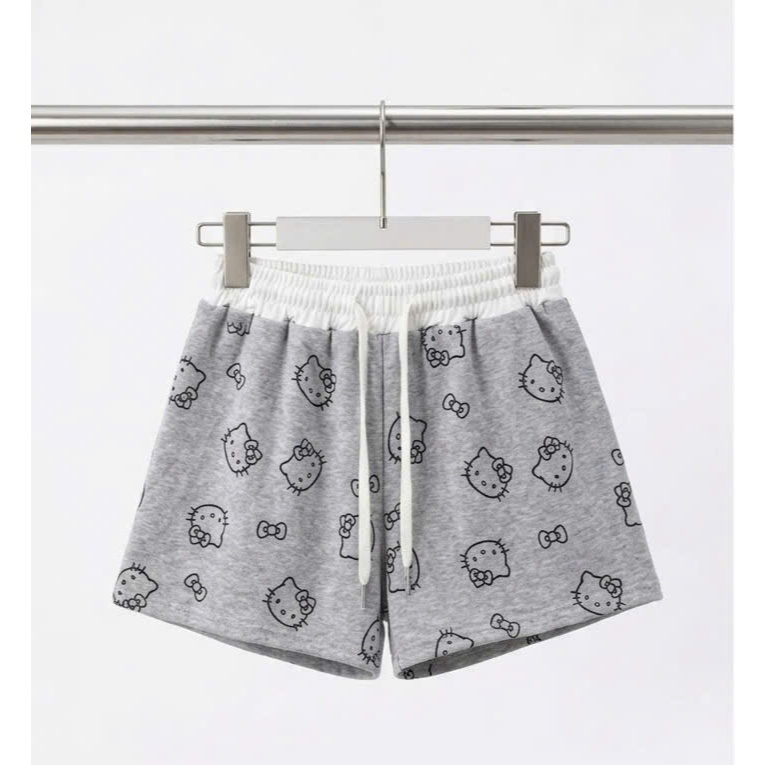 [ Combo 2 Màu Và Có Bán Lẻ ] Quần Short Đùi Nữ Hello Kitty Nữ Mặc Nhà Đi Chơi Dễ Thương