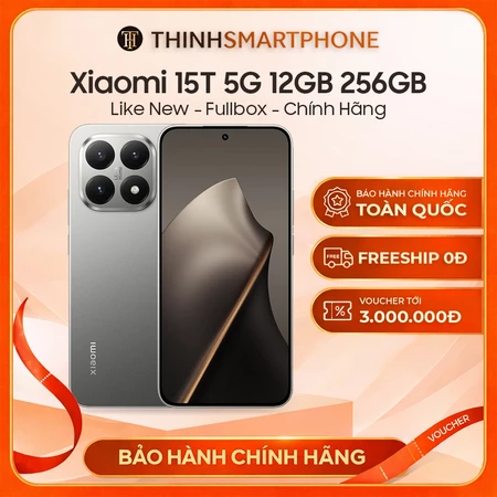 [Like New Fullbox] Xiaomi 15T 5G 12GB/256GB Đẹp Như Mới/ Đẹp Keng - Bảo Hành Chính Hãng 18-20 Tháng - Hiệu Năng Mạnh Mẽ