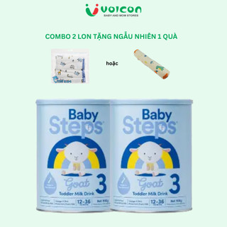 Sữa Dê Baby Steps New Zealand Số 1 2 3 - Đạm A2 Dịu Nhẹ Giúp Bé Tiêu Hóa Tốt Phát Triển Toàn Diện