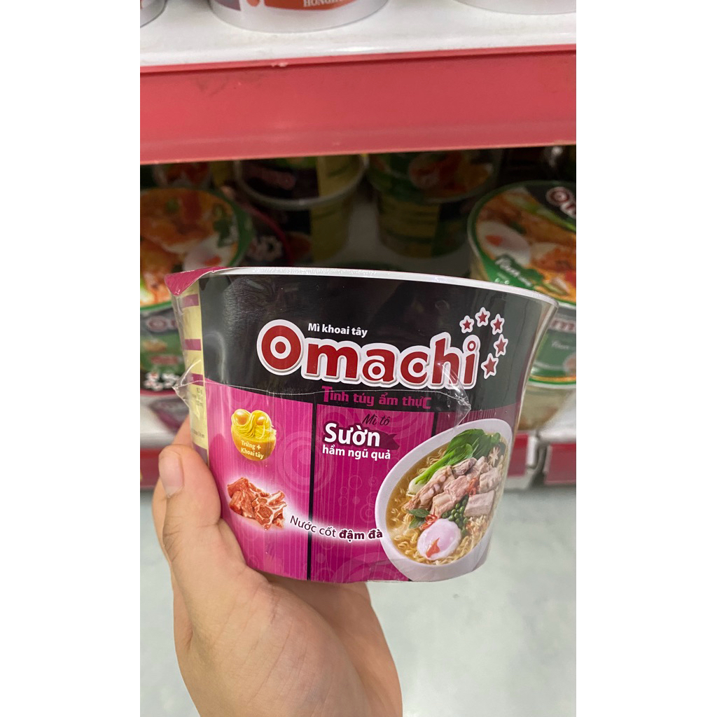 Mì omaichi tô 3 vị sốt bò hầm/sườn hầm ngũ quả/lẩu tôm càng
