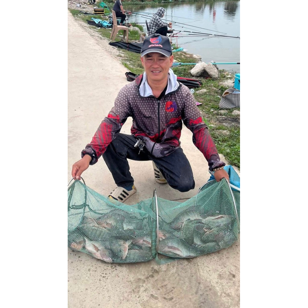 mồi câu rô phi 1kg tôm đỏ