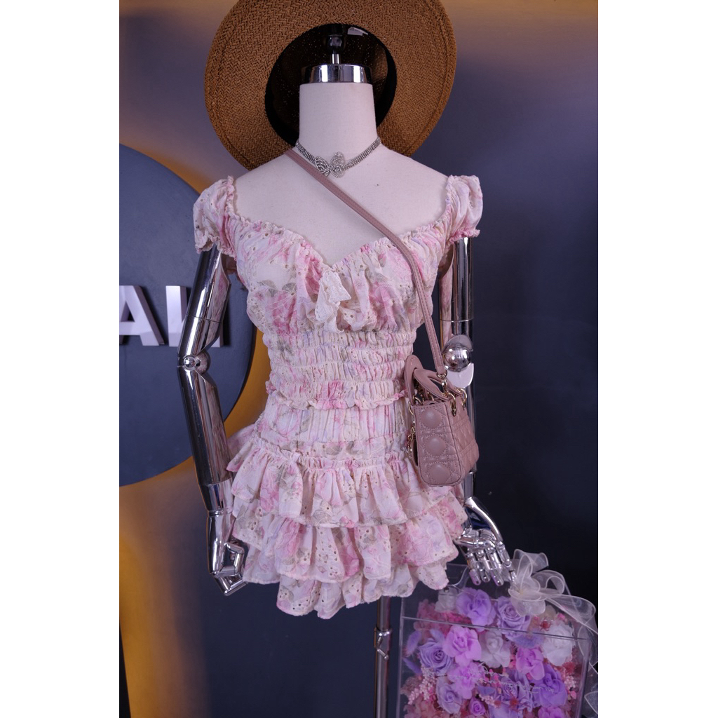 S16 • Set Váy Giả Quần Áo Bông Xinh Mùa Hè • NA TÍM Clothing
