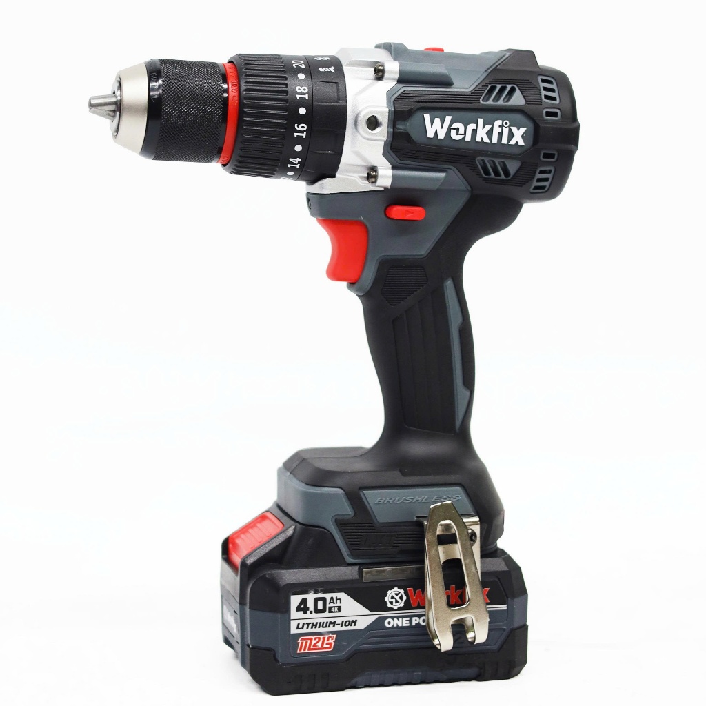 Máy Khoan 3 Chức Năng WORKFIX WF-ID1395N, Lực Siết 95Nm, Đầu 13mm có Autolock Khóa Trục, Không Than