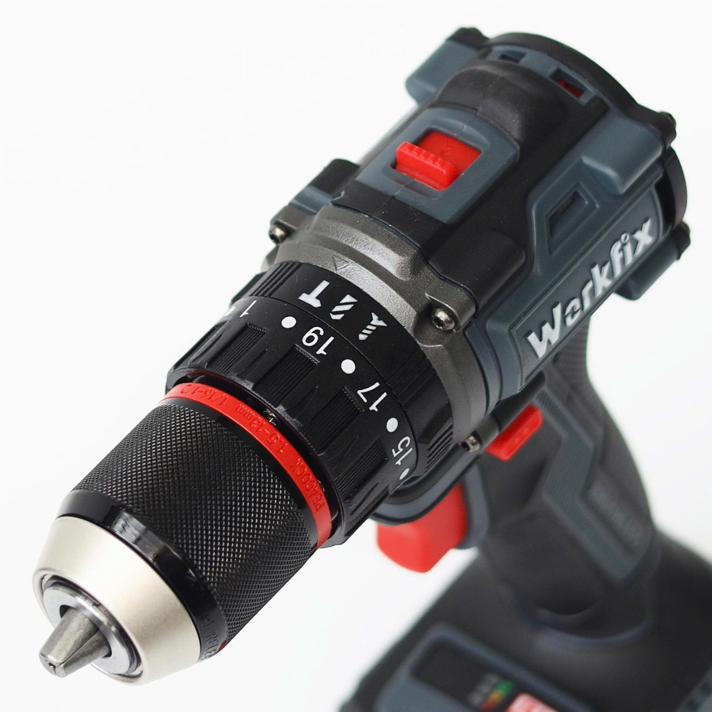 Máy khoan pin WORKFIX WF-ID1370PRO Lực Siết 70N.M - Máy khoan 3 Chức Năng - Đầu kẹp 13mm