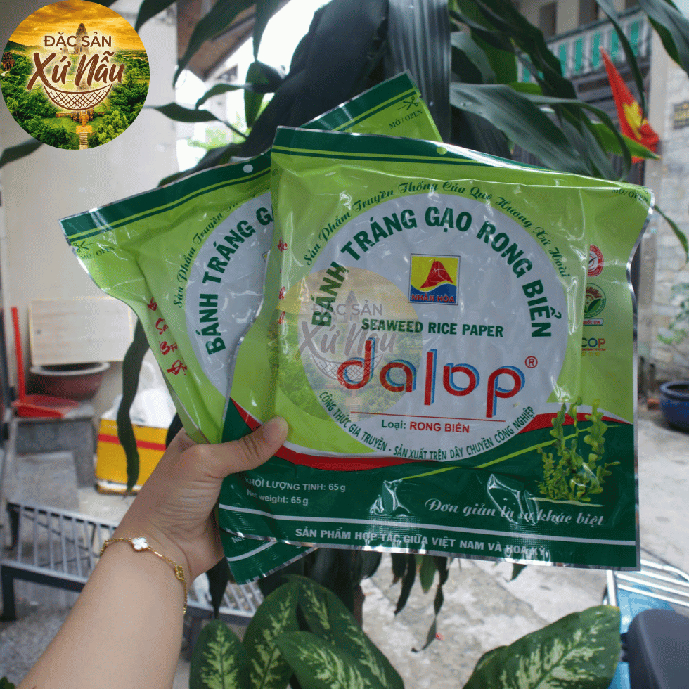 [COMBO 2] Bánh Tráng Nướng Giòn Dalop Thơm Béo Giòn Tan Ăn Vặt Kèm Gỏi, Mì Quảng