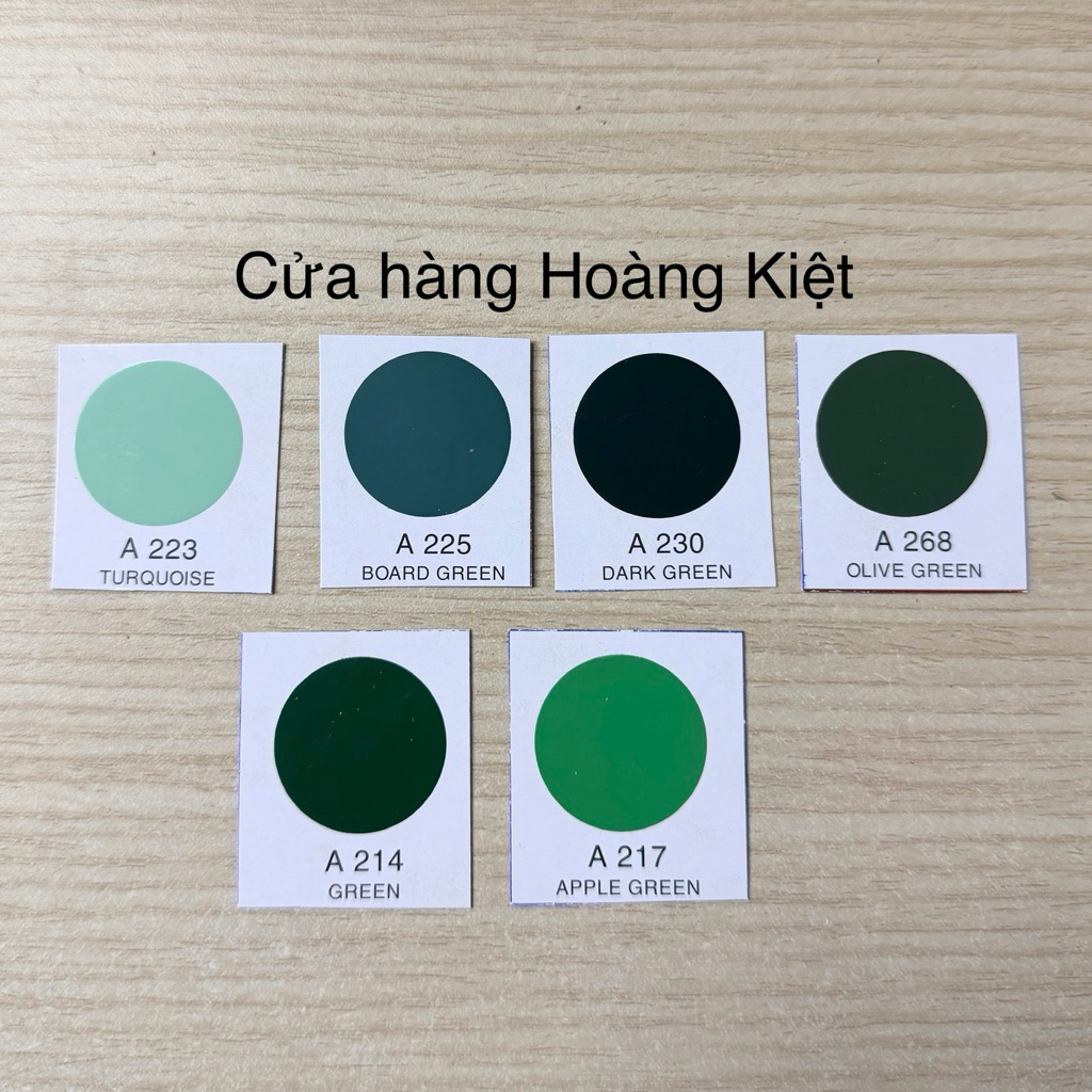 Sơn ATM Màu Xanh Lá, Xanh Ngọc, Xanh Bộ Đội