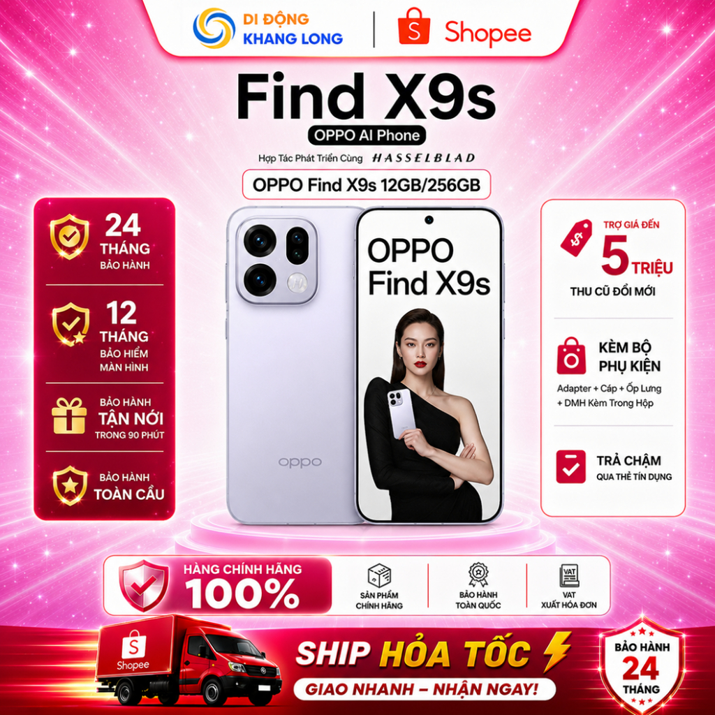 Điện Thoại OPPO Find X9s 12GB/256GB - Hàng chính hãng. | BigBuy360 - bigbuy360.vn