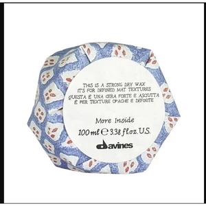 Davines More Inside Strong Dry Wax sáp giữ nếp siêu cứng tạo kiểu tóc mờ và rõ nét 75ml