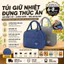 Túi đựng hộp cơm giữ nhiệt cao cấp túi cơm 3 lớp đựng cơm trưa văn phòng sinh viên