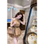 Set áo yếm cổ ren quần sooc bí kèm belt Đoàn Thương
