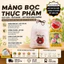 Set 500 Túi màng bọc thực phẩm chất liệu PE co giãn có chun siêu dai, túi gấu bọc thức ăn