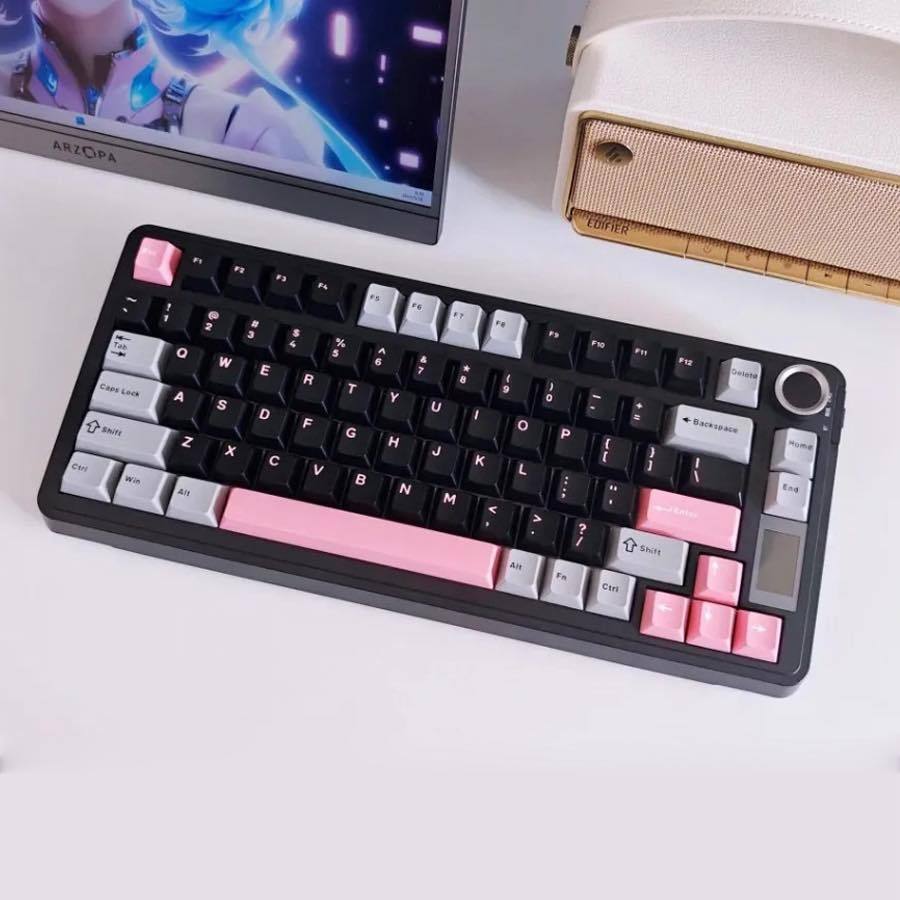 Bàn phím cơ bluetooth  AULA S75 PRO kết nối không dây - Có màn LCD Custom ảnh GIF - Dùng Cho PC,laptop Bảo hành 12 tháng | BigBuy360 - bigbuy360.vn