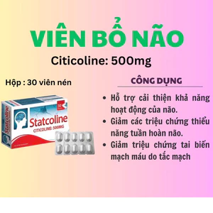 Viên uống bổ não Statcoline citicoline 500mg