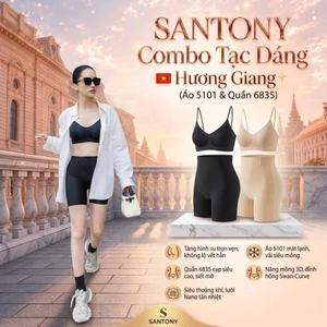 Combo Tạc Dáng Eo Con Kiến Hương Giang - Santony 5101 & 6835