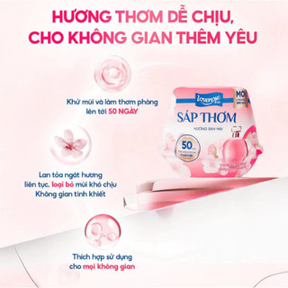 Sáp Thơm Phòng Lovenose 230g - Hương Nước Hoa Cao Cấp, Khử Mùi Toàn Diện Đến 50 Ngày | Gigamax Home