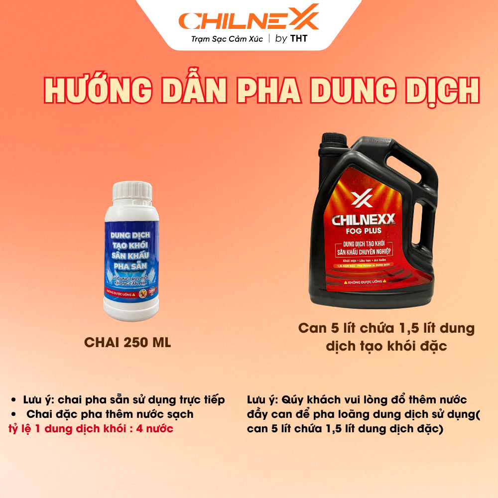 Dung dịch tạo khói 250ml CHILNEX Where Feelings Recharge pha loãng đậm khói dày bay xa khong kẹt khói dễ sử dụng