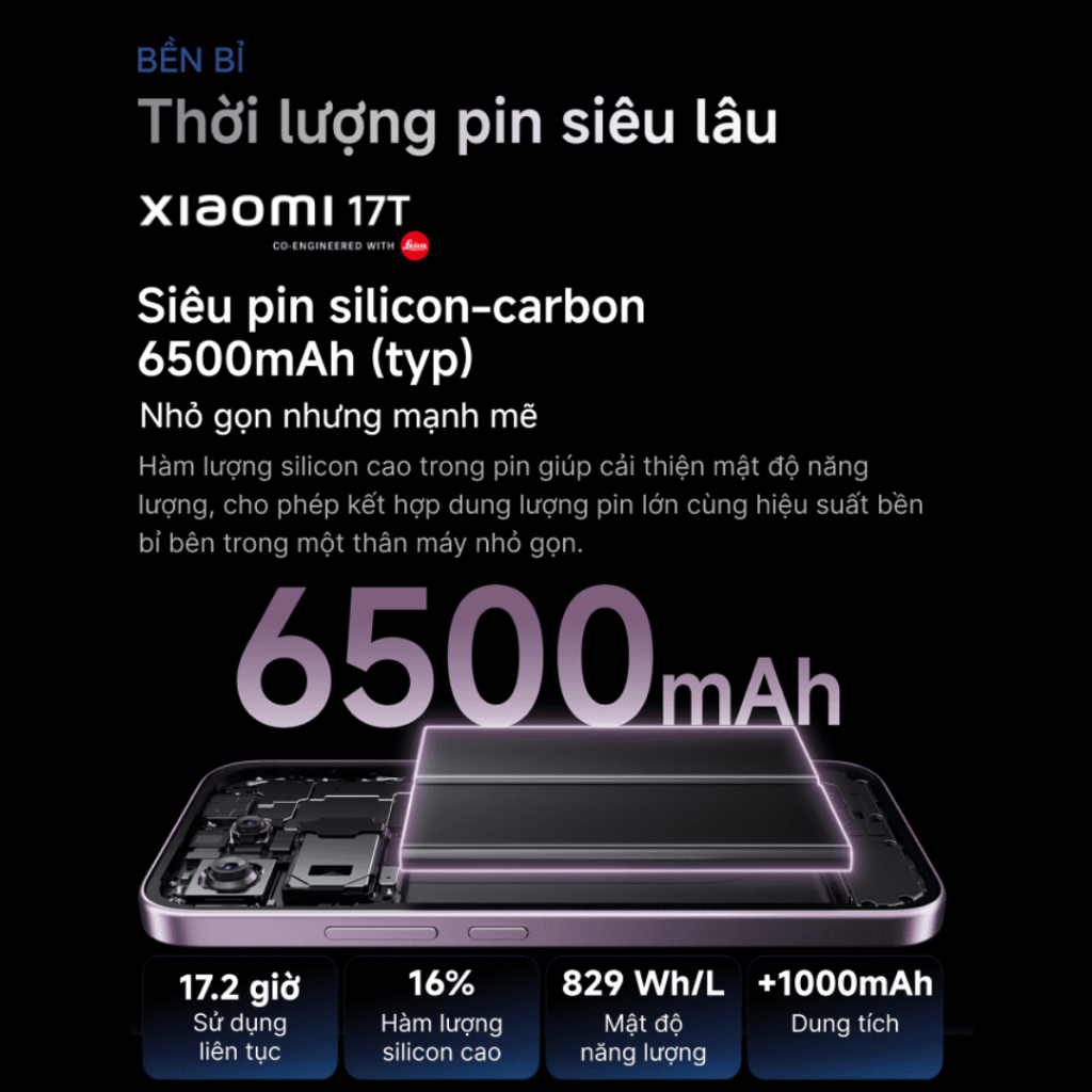 Điện Thoại Xiaomi 17T Pro (12GB/512GB) - [Hàng Chính Hãng / Nguyên Seal / Kèm Tai Nghe] | BigBuy360 - bigbuy360.vn