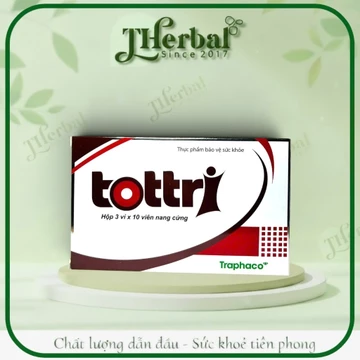 Tottri dạng viên nang - hỗ trợ cho người bệnh trĩ, táo bón - Chính hãng Tot Tri từ chất xơ hòa tan
