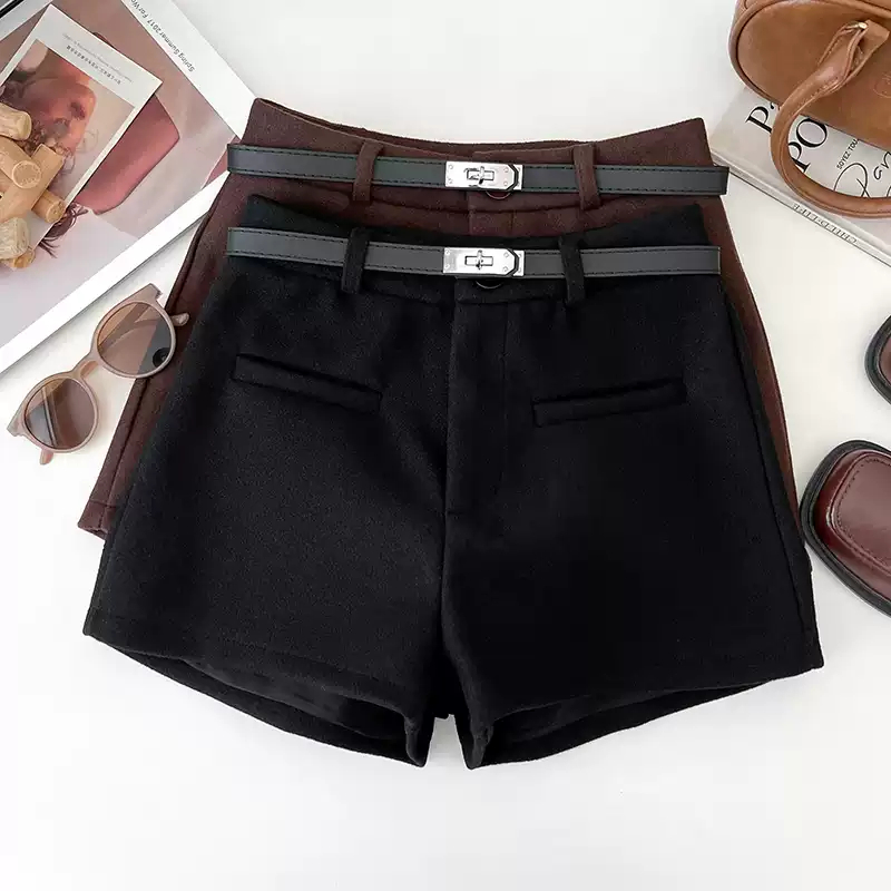 Quần Short Dạ Nữ Dáng Đẹp 2 Lớp, Quần Short Nữ Có Lót Trong Thời Trang Công Sở Thanh Lịch