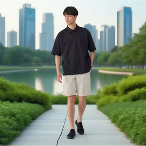 Quần Short gió polham unisex xuất dư