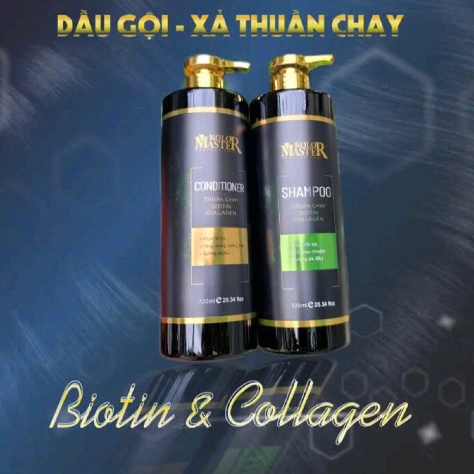 [KolorMaster] Dầu gội dưỡng sinh thuần chay giữ màu tóc