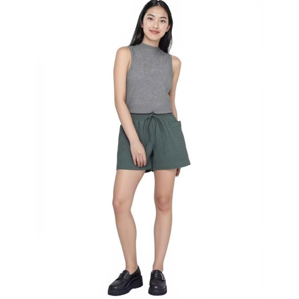 Quần short nữ vải đũi lên từ vải dư(40-62kg)