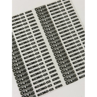 |1 Th.số/Cây| Tem Sticker DTF Thông Số Lò Xo Phuộc Ốhlìns V2 - Mã 60360-03 1025