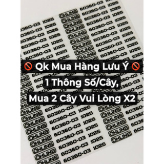 |1 Th.số/Cây| Tem Sticker DTF Thông Số Lò Xo Phuộc Ốhlìns V2 - Mã 60360-03 1025
