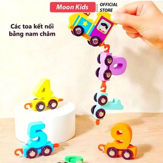 àu Hỏa Nam Châm Giáo Dục Sớm Cho Bé – Bộ Đồ Chơi 12 Toa Giúp Kích Thích Trí Tuệ & Khả Năng Sáng Tạo