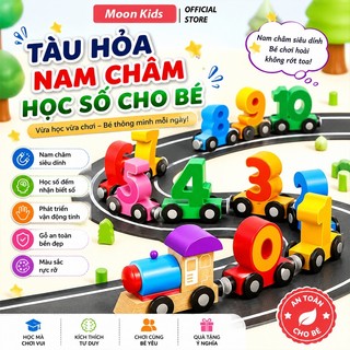 àu Hỏa Nam Châm Giáo Dục Sớm Cho Bé – Bộ Đồ Chơi 12 Toa Giúp Kích Thích Trí Tuệ & Khả Năng Sáng Tạo