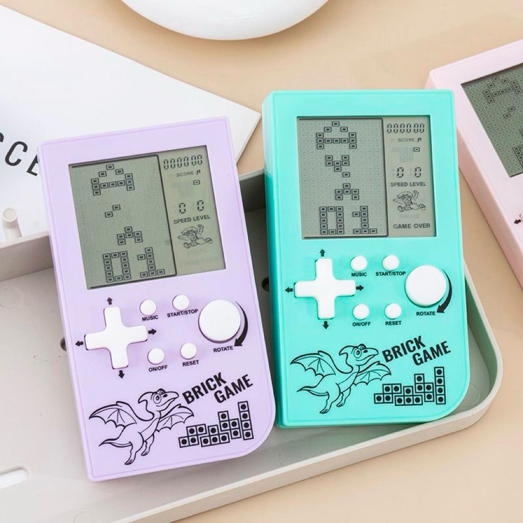 Máy chơi game mini cầm tay, trở về tuổi thơ, xếp gạch... ( tặng kèm đôi pin xịn )m