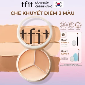Kem Che Khuyết Điểm COVER UP PRO CONCEALER TFIT Chính Hãng Chuẩn Hàn Quốc Che Quầng Thâm Mắt, Mụn Thâm Đỏ 15g