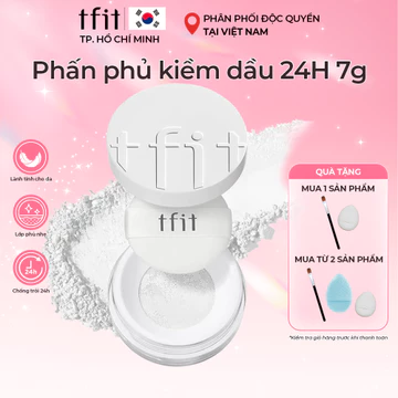 Phấn phủ TFIT, Phấn phủ kiềm dầu Translucent Set Finishing Powder bảo vệ lớp nền 14h - TFIT HCM