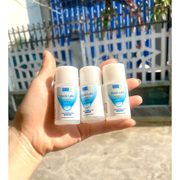 3 chai Dung dịch hadalabo dưỡng ẩm trắng da hada labo 20ml mẫu mini dùng thử