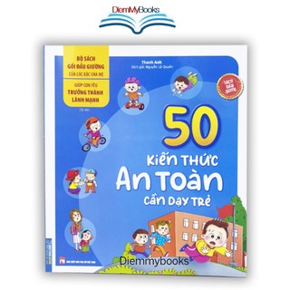 Sách Thiếu Nhi- Bộ 2 Quyển 50 Kiến Thức An Toàn Thói Quen Cần Dạy Trẻ Trưởng Thành- Kỹ Năng Sống Dành Cho Bé Từ 3 Tuổi