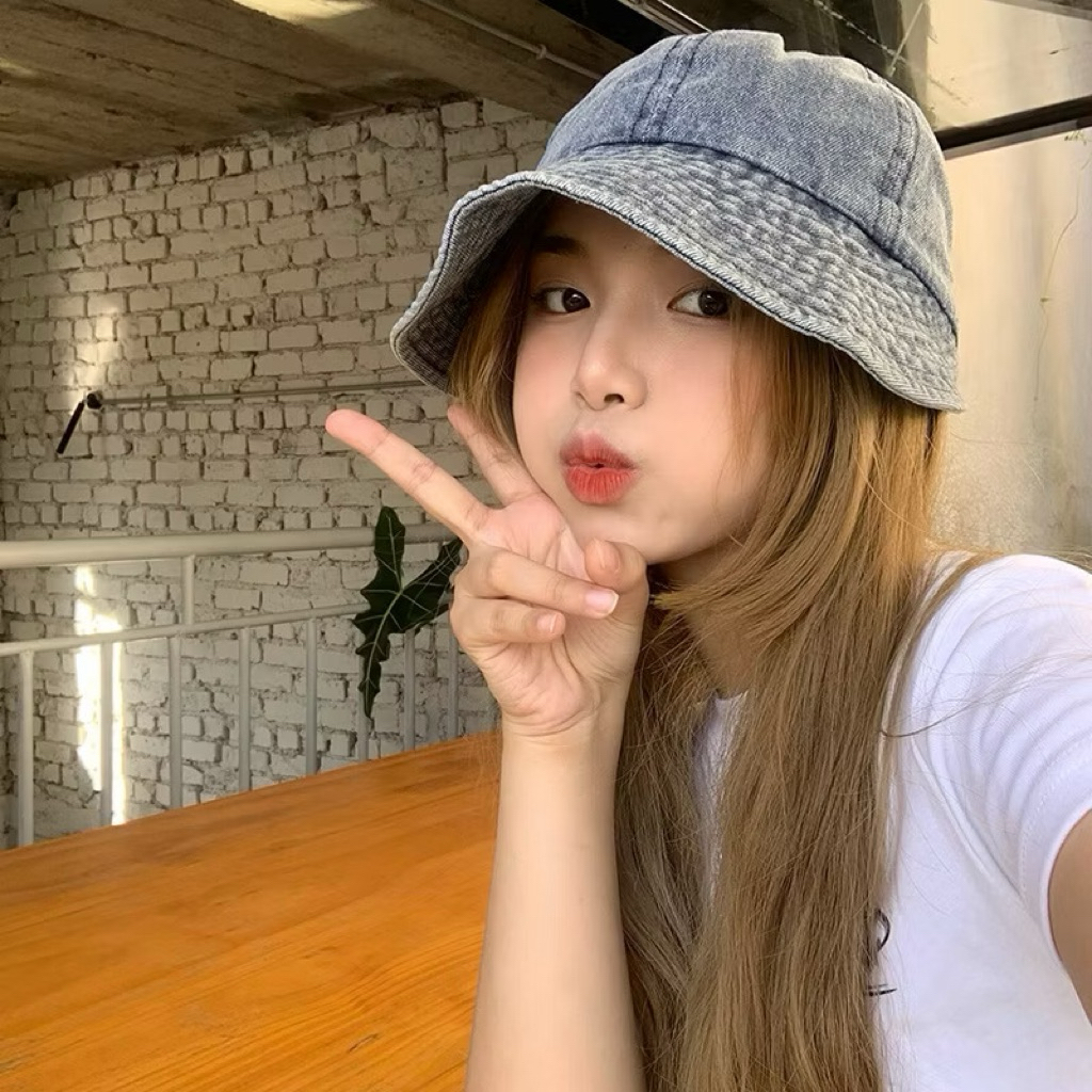 Cao Bồi Nửa Chiều Dài Mũ Nữ Có Thể Buộc Đuôi Ngựa Mùa Hè Chống Nắng Tất Cả Trận Đấu Mũ Rửa Retro Đạt Đỉnh 17