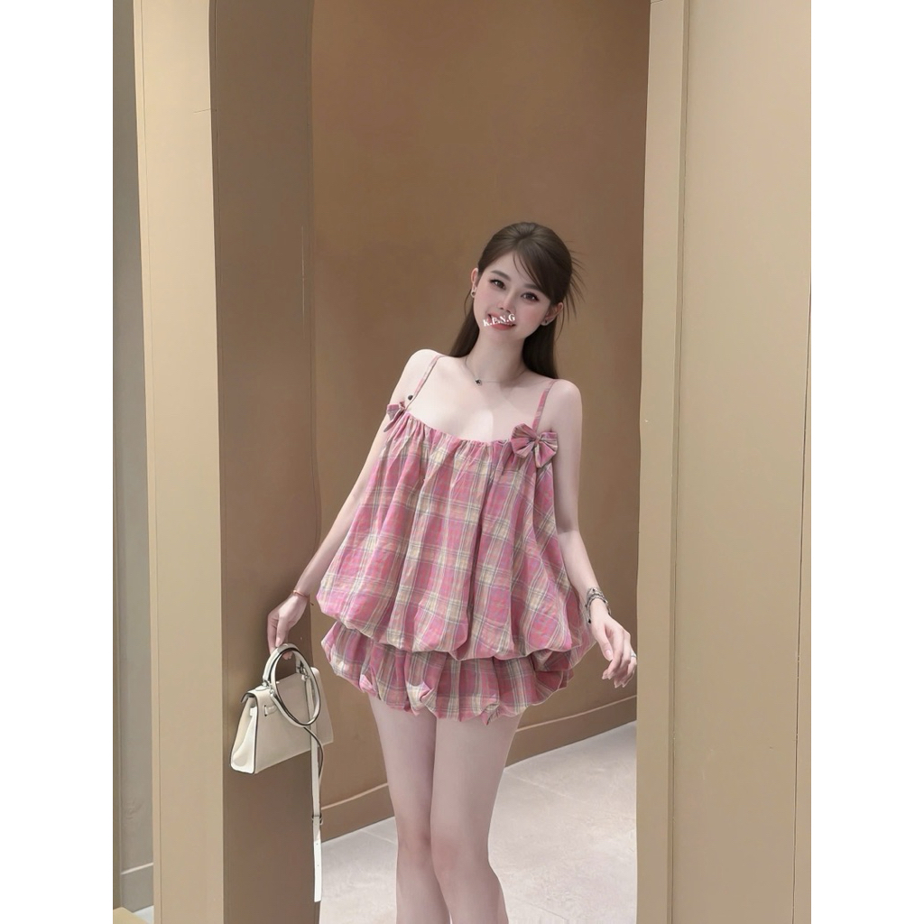 set đính 2 nơ ạ