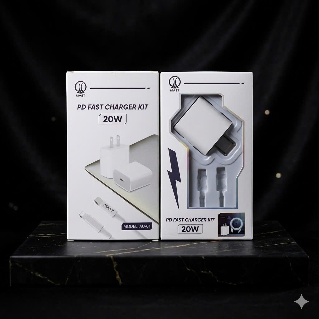 Củ Sạc Nhanh Chính Hãng MAST Tương Thích Với Tất Cả Các Dòng IPhone,Bảo Vệ Và An Toàn Cho Điện Thoại