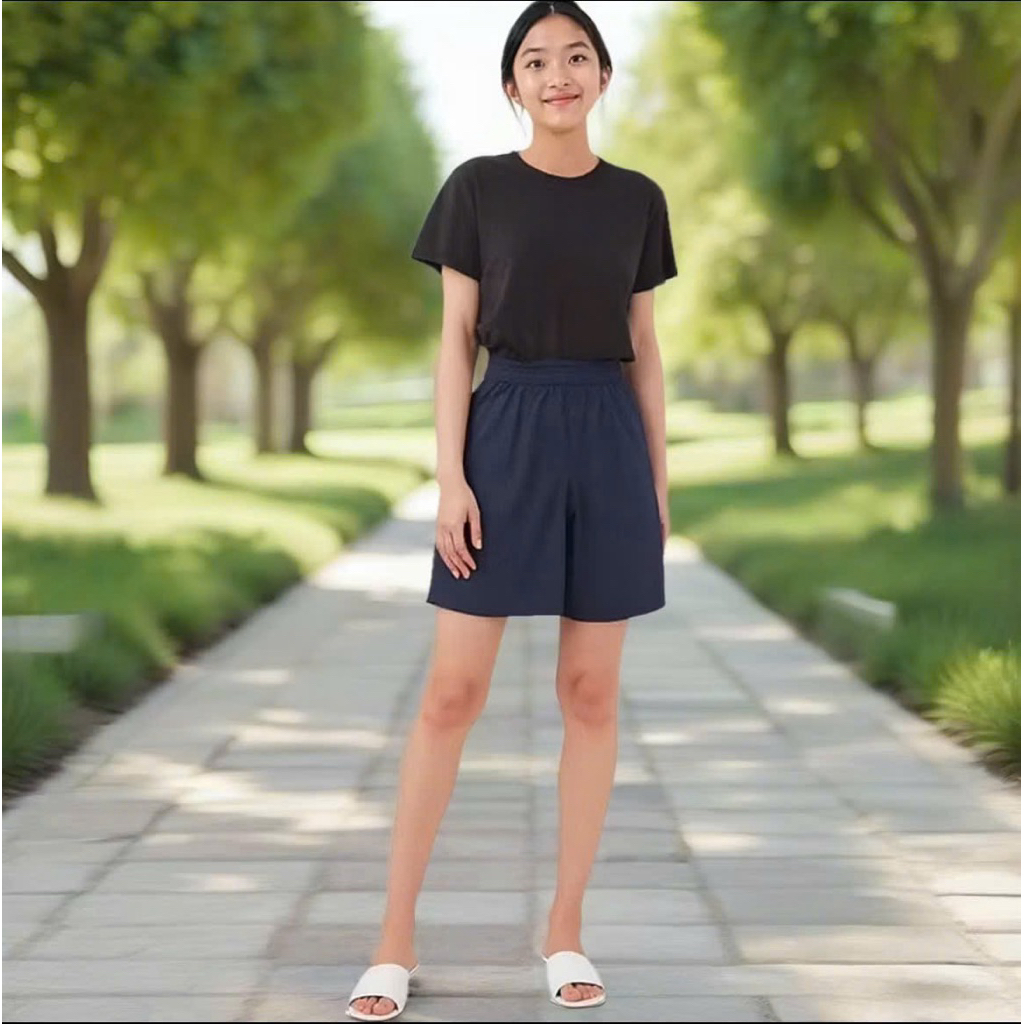 Quần Short gió polham unisex xuất dư