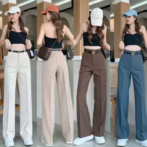 {Chất gold Nhật L1}Quần Ống Đứng Nữ, Quần Tây BIGSIZE Ống Vừa Dáng Dài form đẹp.