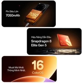 Điện thoại OPPO FIND X9 Ultra 12GB/512GB - Hàng chính hãng