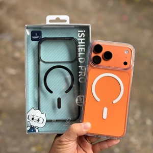 Ốp Lưng WIWU MCC-101 Cho iPhone 15/16/17 Pro Max - Mặt Lưng PC Trong Suốt Chống Ố, Viền Dẻo TPU Chống Sốc