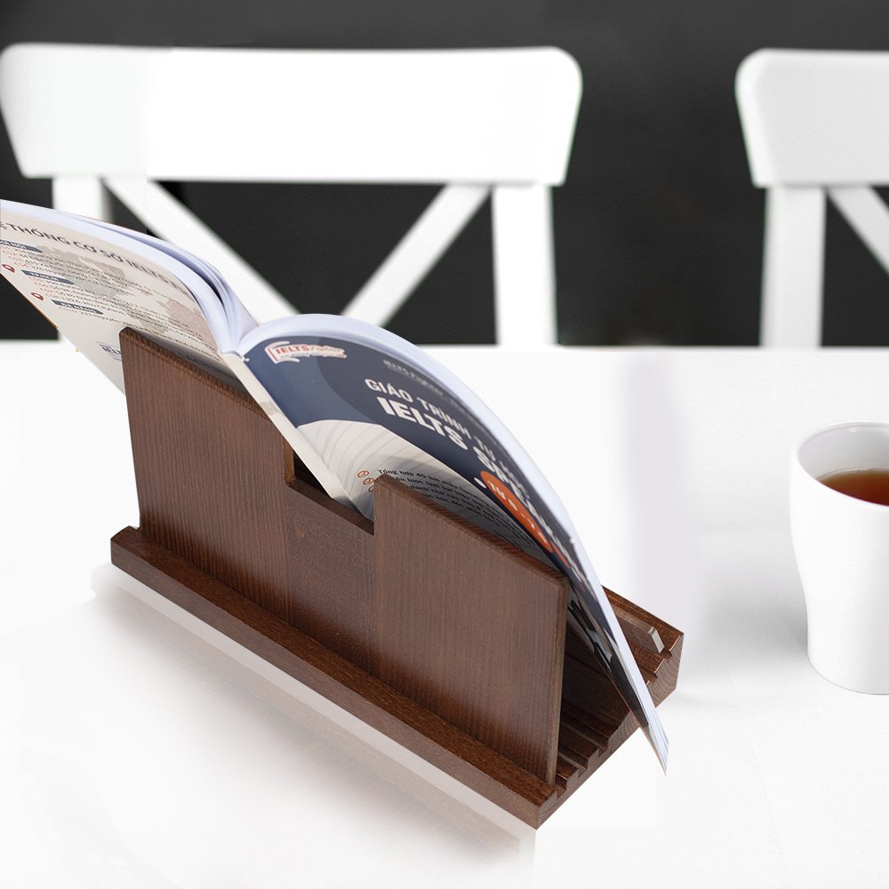 Giá Đỡ Đọc Sách Để Bàn 1000 Trang hay Tự Điển, Kệ Đọc Tụng Kinh Bằng Gỗ NHATVYWOOD BH06