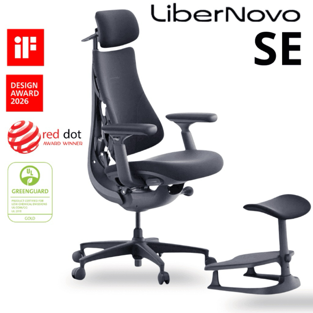 [The Manson - Hoả Tốc 1h Nhận] Ghế Công Thái Học LiberNovo Omni Dynamic SE - Standard - Pro, Mâm 48cm, Bảo Hành 5 năm