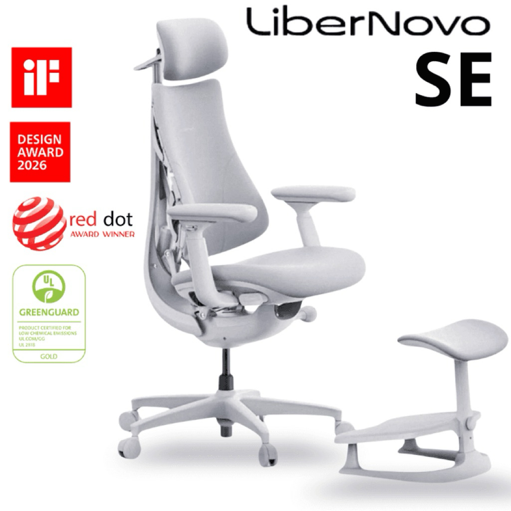 [Hoả Tốc] Ghế Công Thái Học LiberNovo Omni Dynamic SE - Standard - Pro, Mâm 48cm, Bảo Hành 5 năm